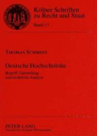 bokomslag Deutsche Hochschulraete