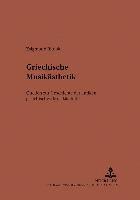 bokomslag Griechische Musikaesthetik