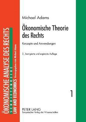 bokomslag Oekonomische Theorie des Rechts