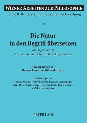 Die Natur in den Begriff uebersetzen 1