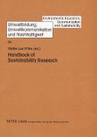 bokomslag Handbook of Sustainability Research