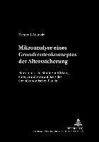 bokomslag Mikroanalyse Eines Grundrentenkonzeptes Der Alterssicherung