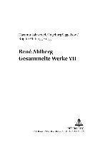 bokomslag Ren Ahlberg- Gesammelte Werke VII