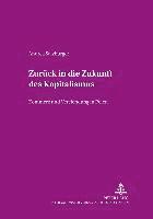 bokomslag Zurueck in Die Zukunft Des Kapitalismus