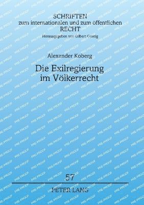 Exilregierung im Voelkerrecht
