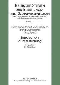 bokomslag Innovation Durch Bildung Innovation by Education