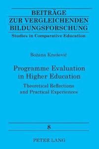 bokomslag Programme Evaluation in Higher Education