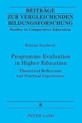bokomslag Programme Evaluation in Higher Education