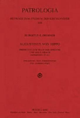 bokomslag Augustinus von Hippo