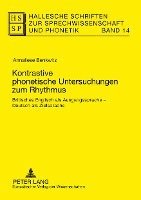 bokomslag Kontrastive Phonetische Untersuchungen Zum Rhythmus