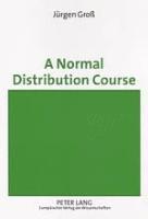 bokomslag Normal Distribution Course