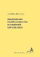 bokomslag Geschichte Des Familienwahlrechts in Frankreich (1871 Bis 1945)