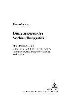 Dimensionen Des Verhandlungsstils 1