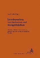 bokomslag Interdependenz Von Sachnorm Und Wortgebildetheit