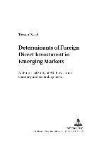 bokomslag Determinants of Foreign Direct Investment in Emerging Markets: v. 5