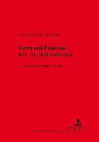 bokomslag Form Und Funktion Der -«(Er)L»-Deminutive