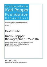 bokomslag Karl R. Popper Bibliographie 1925-2004