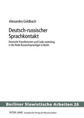 bokomslag Deutsch-Russischer Sprachkontakt