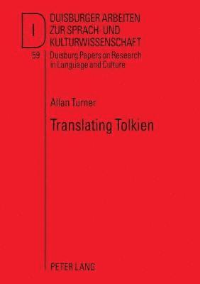 bokomslag Translating Tolkien