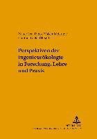 bokomslag Perspektiven Der Ingenieuroekologie in Forschung, Lehre Und Praxis
