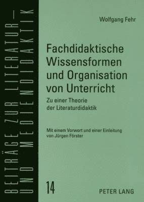 bokomslag Fachdidaktische Wissensformen Und Organisation Von Unterricht