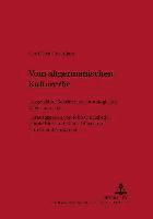 bokomslag Vom Altgermanischen Kulturerbe