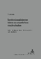 bokomslag Institutionalisierter Islam an Staatlichen Hochschulen