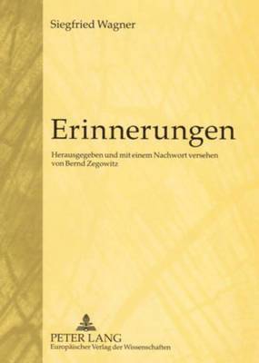 Bernd Zegowitz - Erinnerungen, Häftad