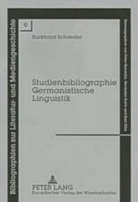 bokomslag Studienbibliographie Germanistische Linguistik