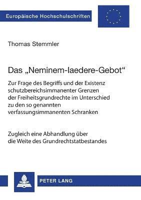 Das Neminem-laedere-Gebot 1