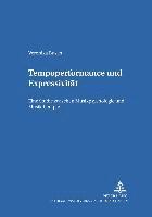 bokomslag Tempoperformance Und Expressivitaet