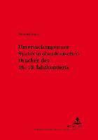 bokomslag Untersuchungen Zur Syntax in Oberdeutschen Drucken Des 16.-18. Jahrhunderts