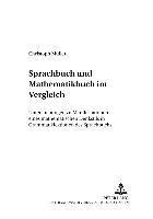 bokomslag Sprachbuch Und Mathematikbuch Im Vergleich