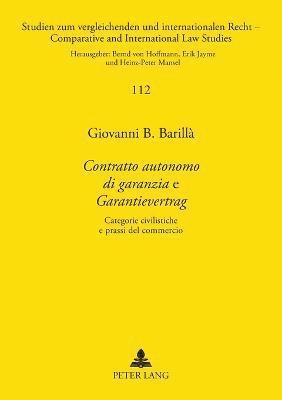 bokomslag Contratto autonomo di garanzia e Garantievertrag