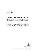 bokomslag 'Unreliable Narration' in Der Russischen Literatur