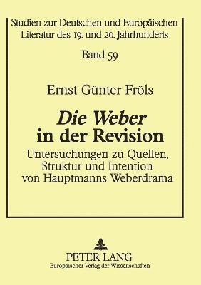 bokomslag Die Weber in der Revision