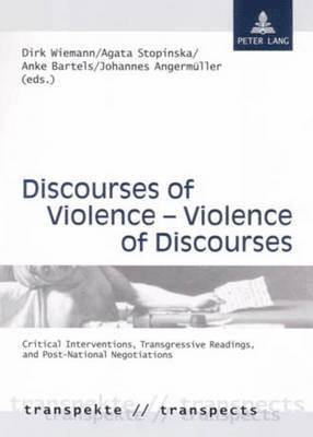 Discourses of Violence - Violence of Discourses 1