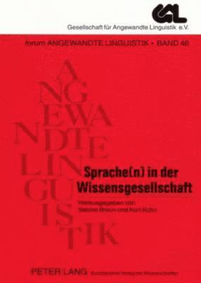 bokomslag Sprache(n) in Der Wissensgesellschaft