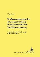 bokomslag Verfassungsfragen Der Beitragsgestaltung in Der Gewerblichen Unfallversicherung