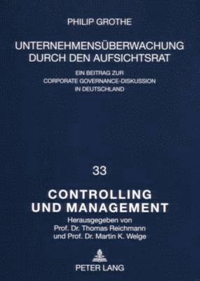 bokomslag Unternehmensueberwachung Durch Den Aufsichtsrat