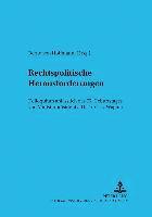 Bernd Von Hoffmann - Rechtspolitische Herausforderungen, Häftad