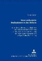 bokomslag Neue Ambulante Maßnahmen in Der Reform