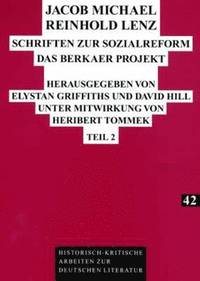 bokomslag Jacob Michael Reinhold Lenz - Schriften Zur Sozialreform