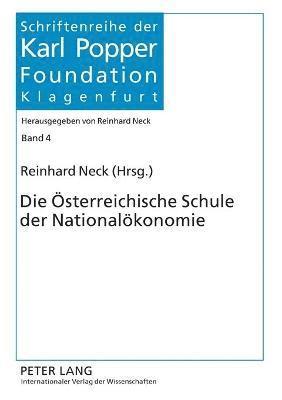 bokomslag Oesterreichische Schule der Nationaloekonomie