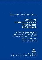 bokomslag Geistes- Und Sozialwissenschaftliche Hochschullehre in Osteuropa II