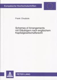 bokomslag Schemes of Arrangements Mit Glaeubigern Nach Englischem Kapitalgesellschaftsrecht