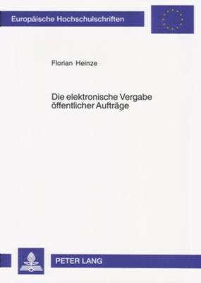 Die Elektronische Vergabe Oeffentlicher Auftraege 1