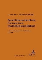 bokomslag Sprachliche Und Fachliche Kompetenzen: Zwei Seiten Eines Blattes?