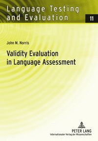 bokomslag Validity Evaluation in Language Assessment