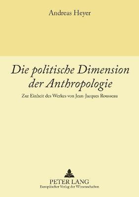 bokomslag politische Dimension der Anthropologie